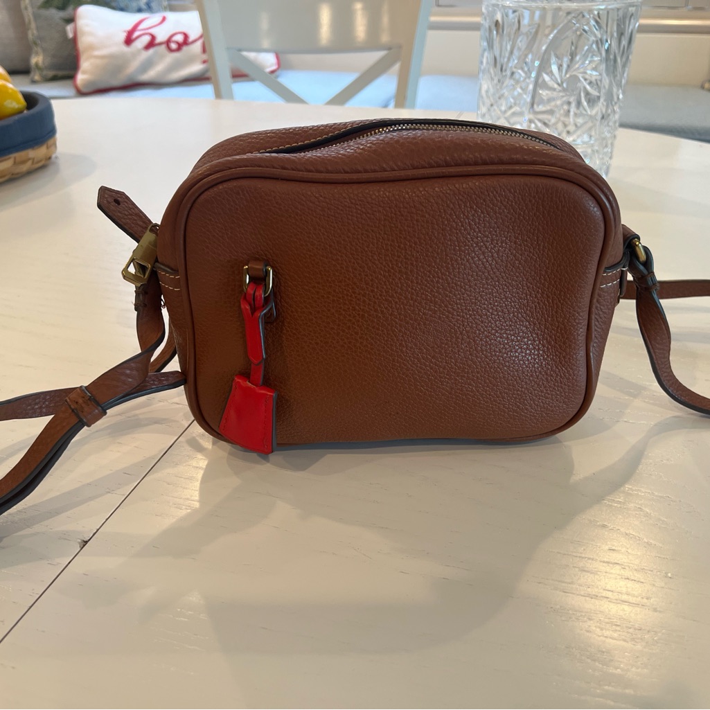 J. Crew Brown Leather Crossbody Bag